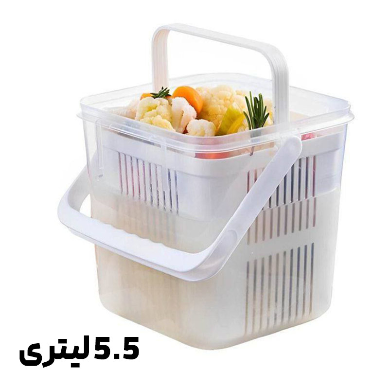 ظرف نگهدارنده ترشیجات و لبنیات مانیا سایز 3